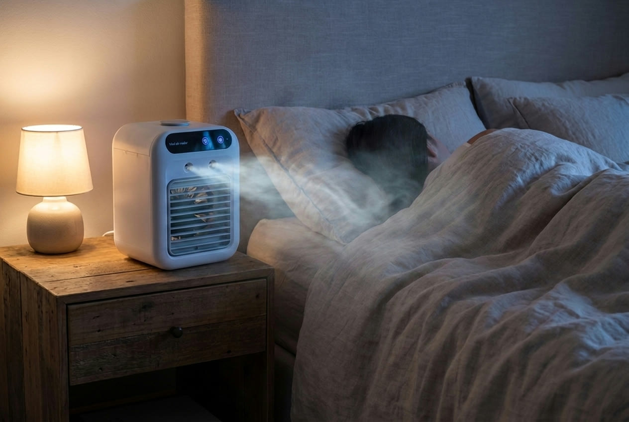 Sleep cooler at night